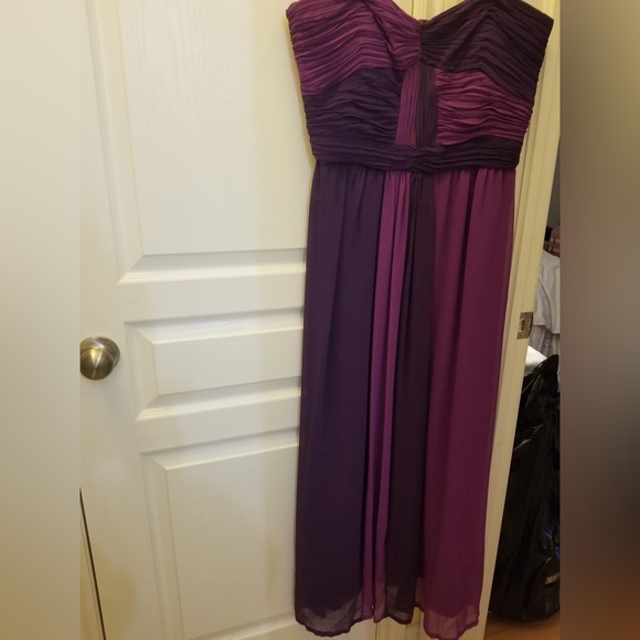 *Max & Cleo* Stunning strapless purple long dress 👗 - Picture 3 of 6